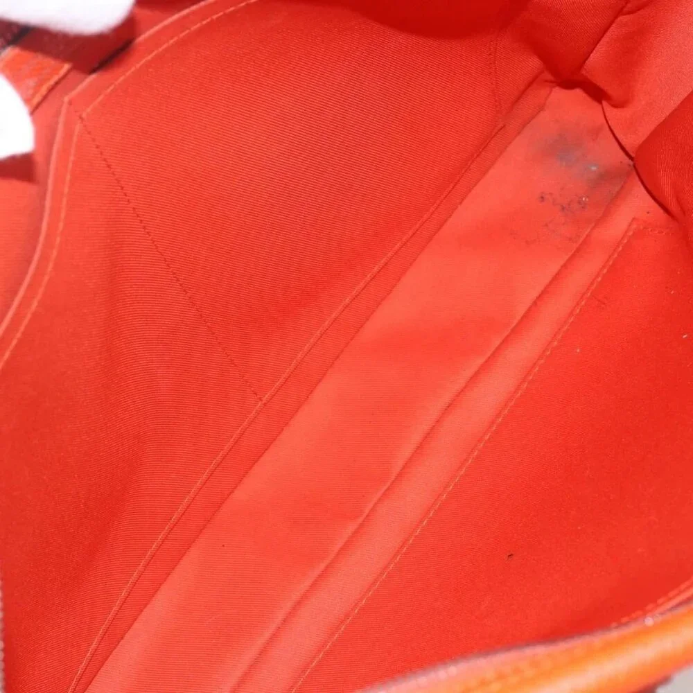 LOUIS VUITTON Taiga Porte Documents Voyage Bag Orange M30637 LV Auth 156354